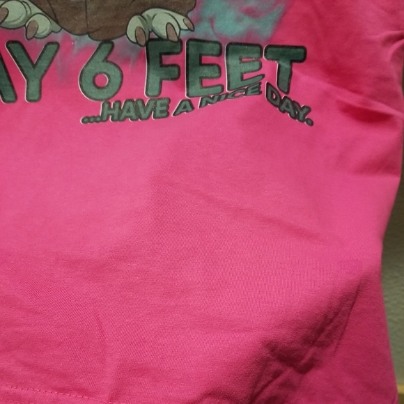6 Feet T Shirt Pink XL - Picture 3 of 8